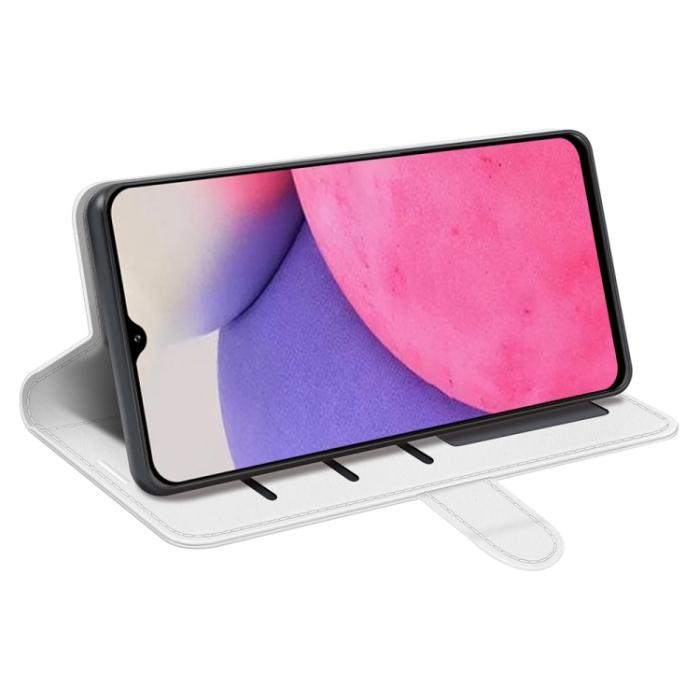 Bild 5,  Samsung Galaxy A33 5G Fodral Läder Vit - Teknikhallen.se
