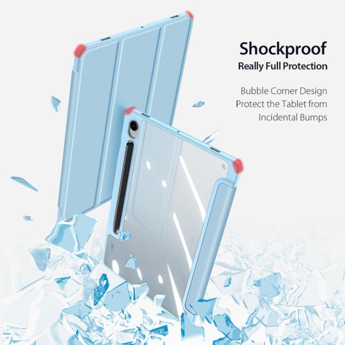 Bild 5, DUX DUCIS DUX DUCIS Galaxy Tab S9 Fodral TOBY Tri-Fold Ljus Blå - Teknikhallen.se