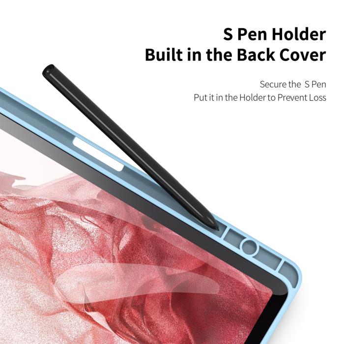 Bild 6, DUX DUCIS DUX DUCIS Galaxy Tab S9 Fodral TOBY Tri-Fold Ljus Blå - Teknikhallen.se