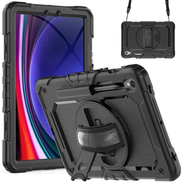 Bild 2,  Galaxy Tab S10 Lite/S10 FE/S9 Skal 360 Shockproof Hybrid Kickstand - Teknikhallen.se