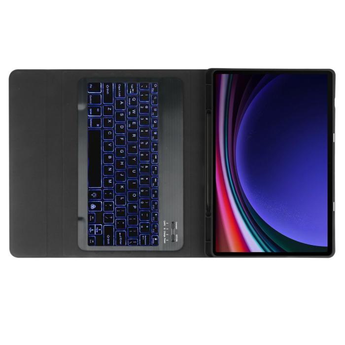 Bild 5, Tech-Protect Tech-Protect Galaxy Tab S9 FE Plus Fodral SC Tangentbord Svart - Teknikhallen.se