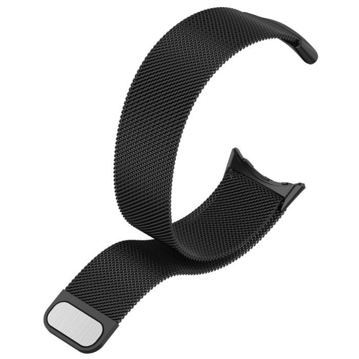 Bild 4,  Google Pixel Watch 4 / 3 45 mm Armband Milanese Svart - Teknikhallen.se