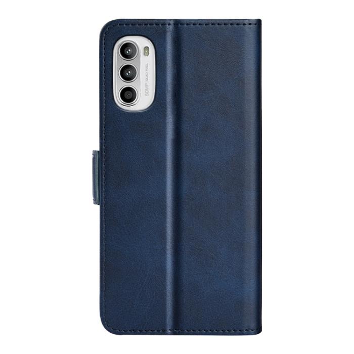 Bild 3,  Motorola Moto G52/G82 Fodral Magnetisk Stängning Blå - Teknikhallen.se