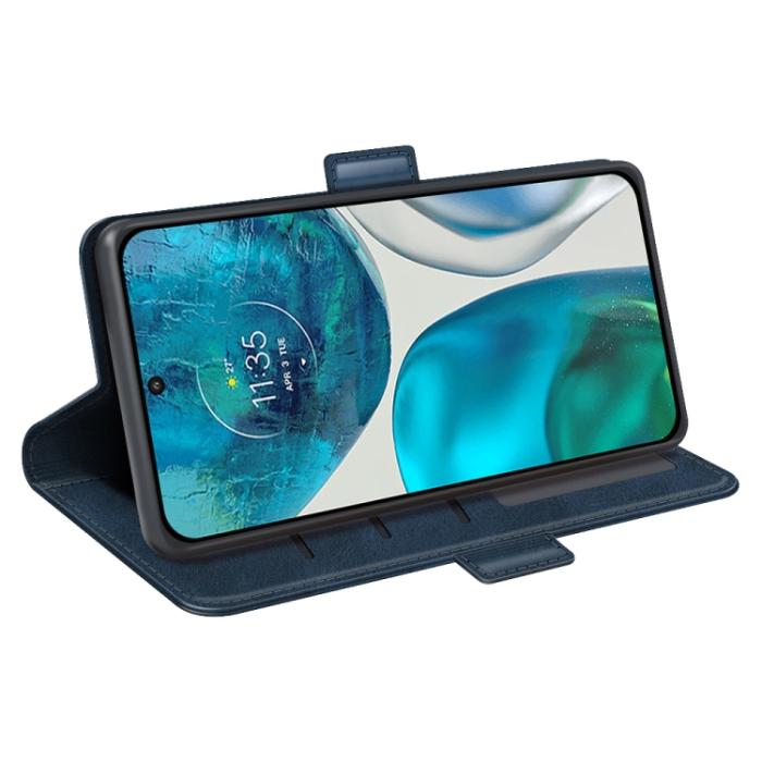 Bild 5,  Motorola Moto G52/G82 Fodral Magnetisk Stängning Blå - Teknikhallen.se