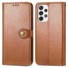  Samsung Galaxy A23 5G Fodral PU L&auml;der Brun - Teknikhallen.se