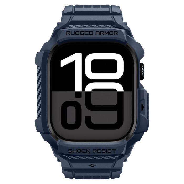 Bild 2, Spigen Spigen Apple Watch 11/10 42 mm Skal/Armband Rugged Armor 'Pro' - Teknikhallen.se