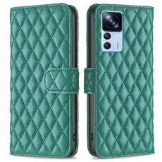  Xiaomi 12T / 12T Pro Fodral Diamond L&auml;der Gr&ouml;n - Teknikhallen.se
