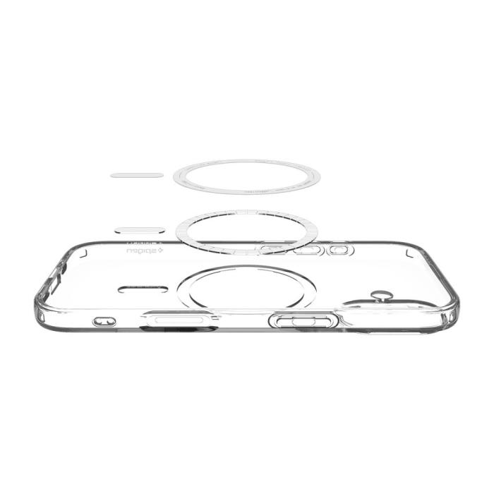 Bild 5, Spigen Spigen iPhone 17 Skal MagSafe Liquid Crystal Transparent - Teknikhallen.se