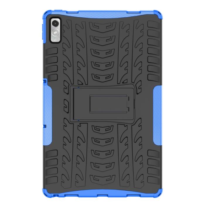 Bild 2,  Lenovo Tab P11 Gen 2 Skal Rugged Kickstand Armor Blå - Teknikhallen.se