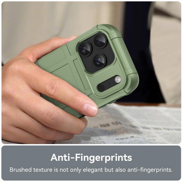 Bild 6,  iPhone 18 Pro / 17 Pro Skal Robust Grön - Teknikhallen.se