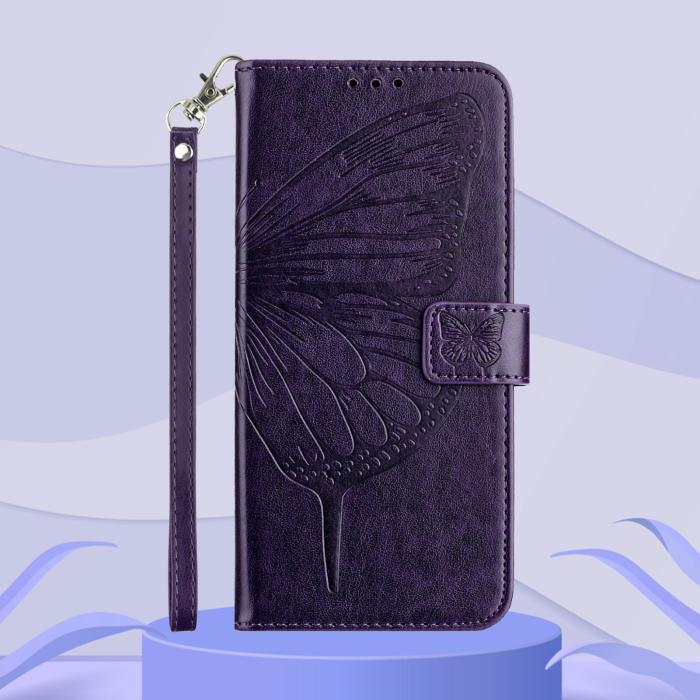 Bild 5,  Samsung Galaxy A27 5G Fodral Fjäril Mörk Lila - Teknikhallen.se
