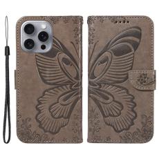  iPhone 16 Pro Max Fodral Fj&auml;ril Tryck Gr&aring; - Teknikhallen.se