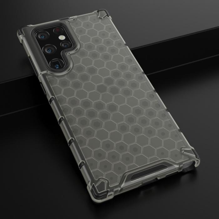Bild 4,  Samsung Galaxy S22 Ultra Skal Armor Honeycomb Svart - Teknikhallen.se