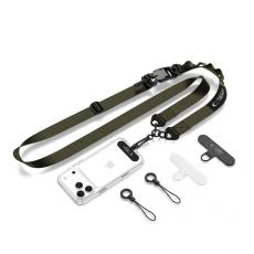 Tech-Protect Tech-Protect Mobilsn&ouml;re CrossBody Rope Army Green - Teknikhallen.se