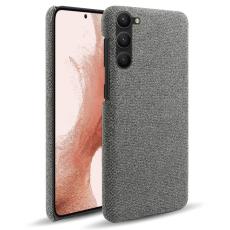  Samsung Galaxy S24 Plus Slim Tygbelagt Skal Gr&aring; - Teknikhallen.se