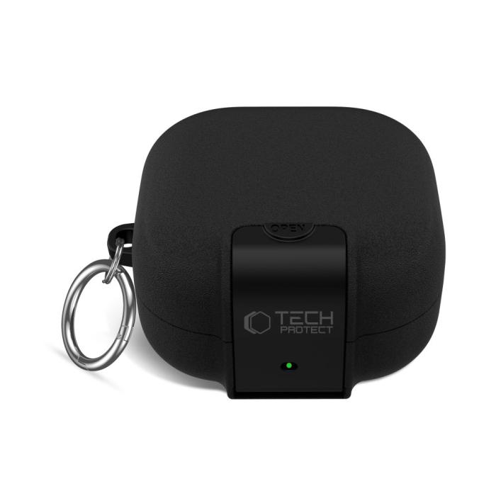 Bild 4, Tech-Protect Tech-Protect Galaxy Buds 4 / 4 Pro Skal Slim Hook Svart - Teknikhallen.se