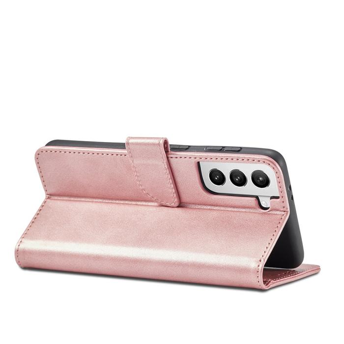 Bild 5,  Samsung Galaxy S21 - Plånboksfodral - Roséguld - Teknikhallen.se