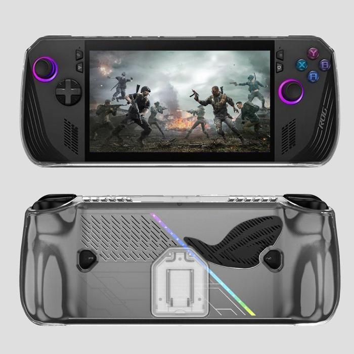 Bild 3,  ASUS ROG Ally X Skal Kickstand TPU Transparent - Teknikhallen.se
