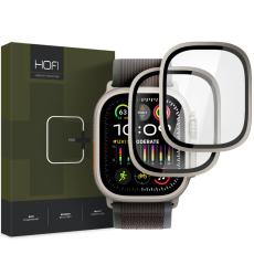HOFI HOFI Apple Watch Ultra 49 mm 2-PACK Sk&auml;rmskydd Titanium - Teknikhallen.se