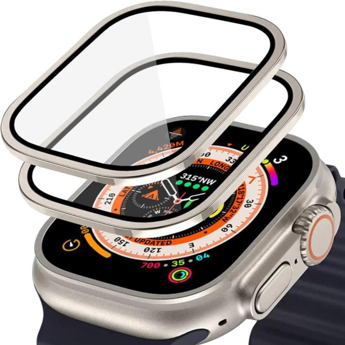Bild 2, HOFI HOFI Apple Watch Ultra 49 mm 2-PACK Skärmskydd Titanium - Teknikhallen.se