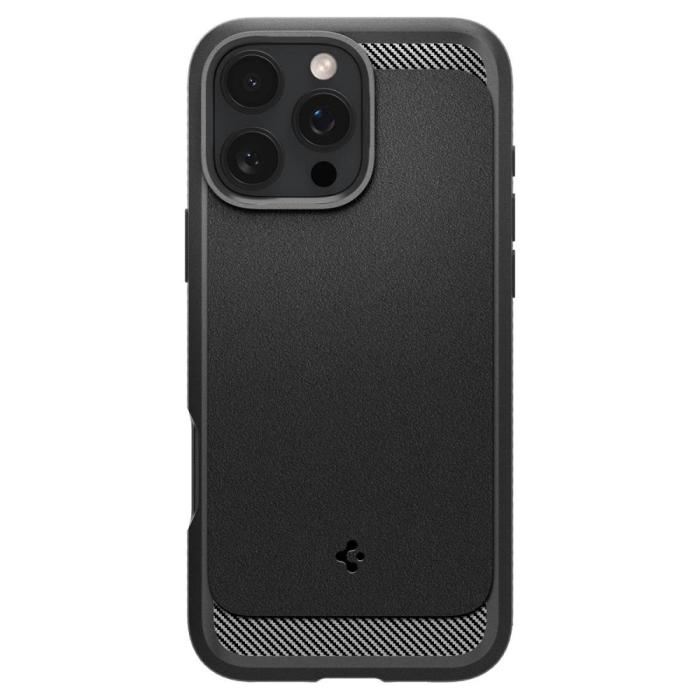 Bild 2, Spigen Spigen iPhone 16 Pro Skal MagSafe Rugged Armor Matt Svart - Teknikhallen.se