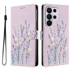  Samsung Galaxy S26 Ultra Fodral Med Tryck Lavendel - Teknikhallen.se