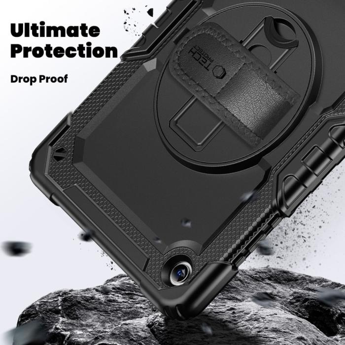 Bild 5, Tech-Protect Tech-Protect Galaxy Tab A11 Plus / A9 Plus Skal 360 Solid Svart - Teknikhallen.se