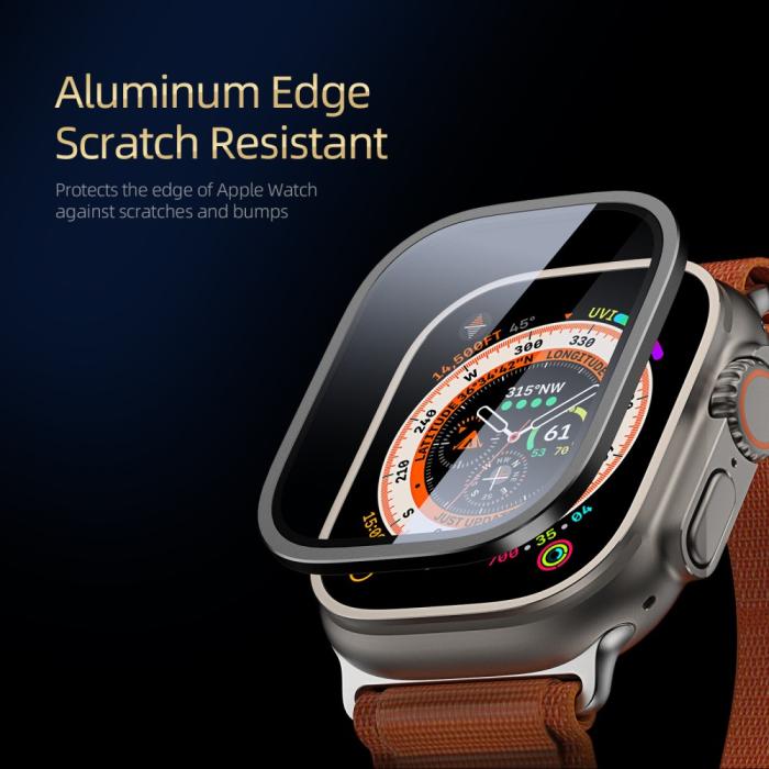 Bild 3, DUX DUCIS DUX DUCIS Apple Watch Ultra 49 mm Skärmskydd Aluminium Ram Svart - Teknikhallen.se
