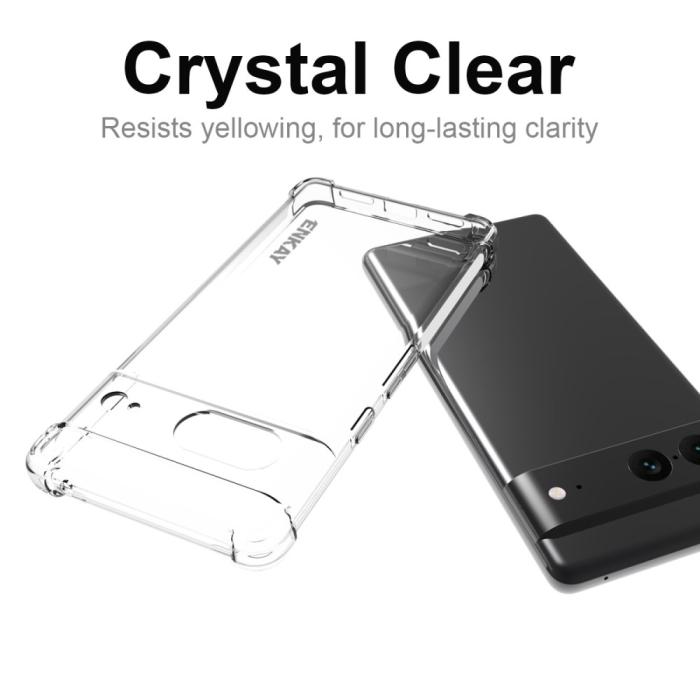 Bild 5, ENKAY ENKAY Google Pixel 7 Skal Shockproof TPU Transparent - Teknikhallen.se