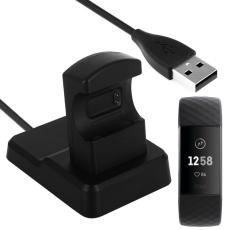  Fitbit Charge 3 / 4 Dockstation Tr&aring;dl&ouml;s USB Laddare - Teknikhallen.se