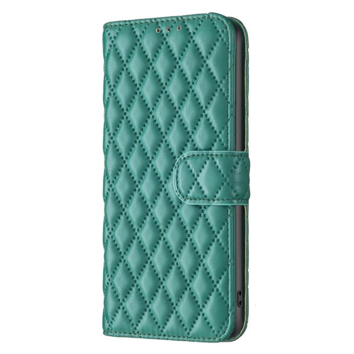 Bild 6,  Xiaomi 12T / 12T Pro Fodral Diamond Läder Grön - Teknikhallen.se