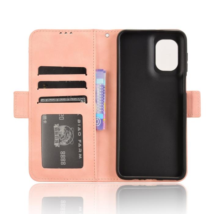 Bild 5,  Motorola Moto G55 5G Fodral Med Avtagbart Kortfodral Rosa - Teknikhallen.se