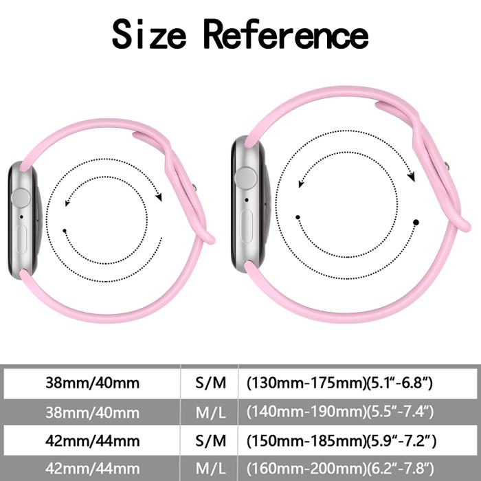 Bild 4, ColorPop Silikon Armband Butterfly Apple Watch 42/44/45/46/49 mm (M/L) Lavender - Teknikhallen.se