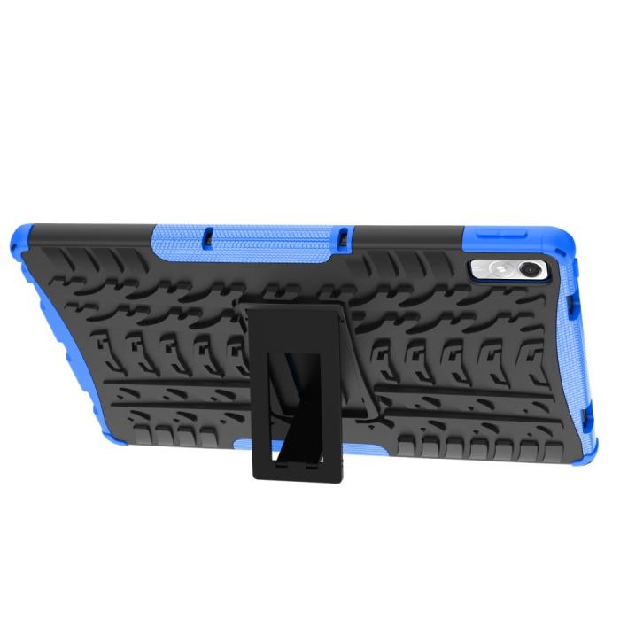 Bild 5,  Lenovo Tab P11 Gen 2 Skal Rugged Kickstand Armor Blå - Teknikhallen.se
