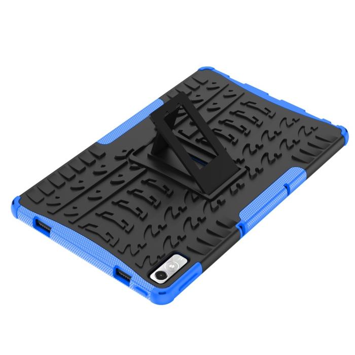 Bild 6,  Lenovo Tab P11 Gen 2 Skal Rugged Kickstand Armor Blå - Teknikhallen.se