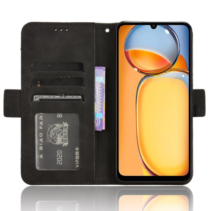 Bild 3,  Xiaomi Redmi 13C 4G Fodral Med Avtagbart Kortfodral Svart - Teknikhallen.se