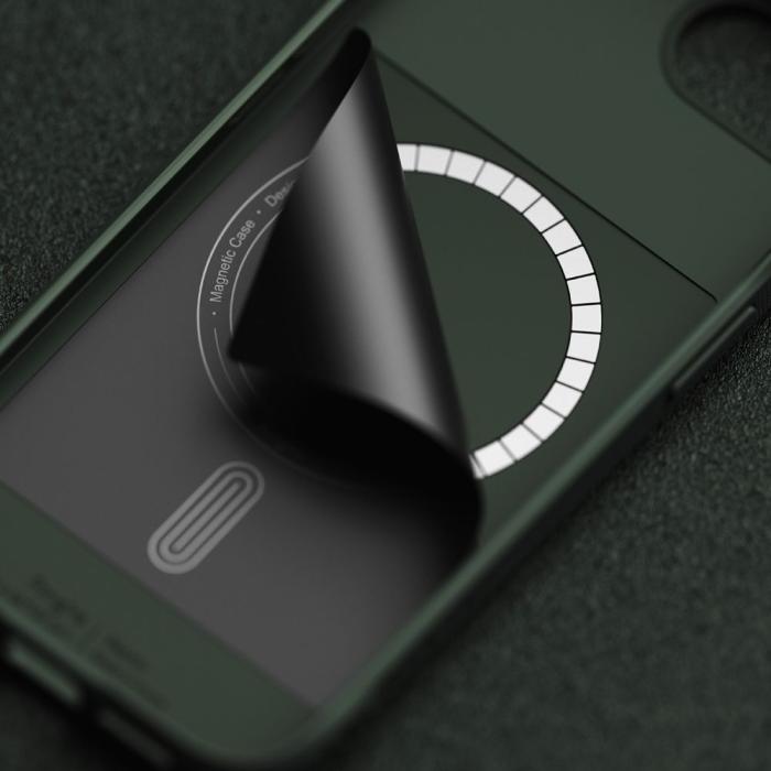 Bild 6, Ringke Ringke iPhone 17e / 16e Skal MagSafe Onyx Mörk Grön - Teknikhallen.se