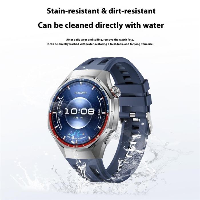 Bild 5,  Huawei Watch GT 6 Pro 46 mm Armband FlexSilicone Blå - Teknikhallen.se