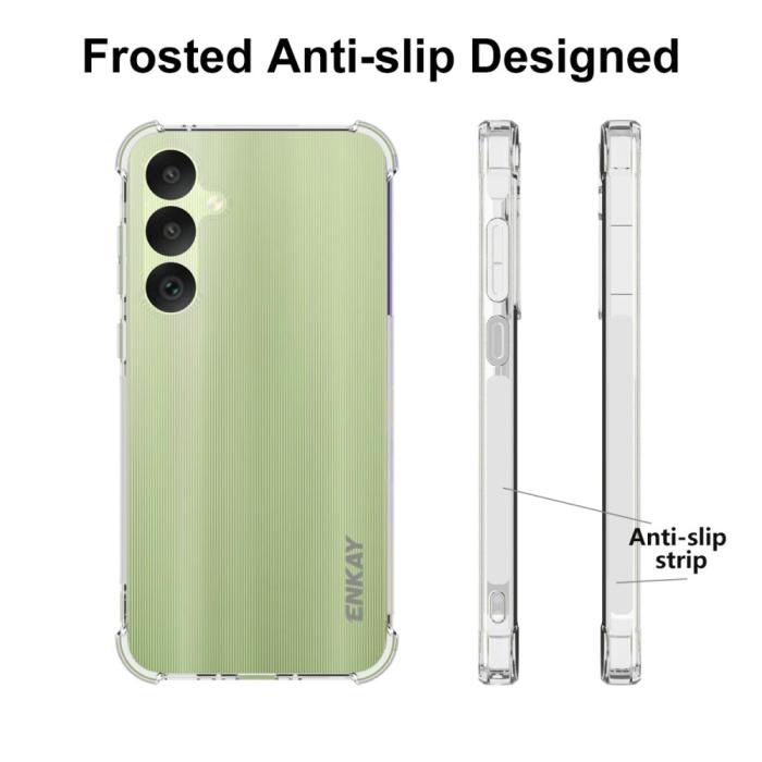 Bild 4, ENKAY ENKAY Samsung Galaxy A35 5G Skal Shockproof TPU Transparent - Teknikhallen.se