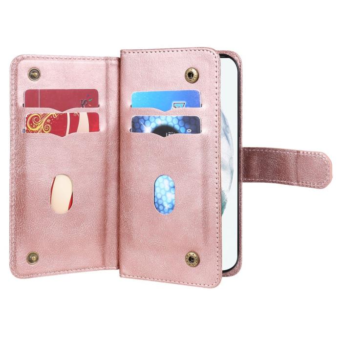 Bild 4,  Samsung Galaxy S22 Ultra Fodral 10-korts Flerfack Roséguld - Teknikhallen.se