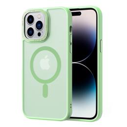  iPhone 14 Pro Skal MagSafe Hybrid Matt Matcha Green - Teknikhallen.se