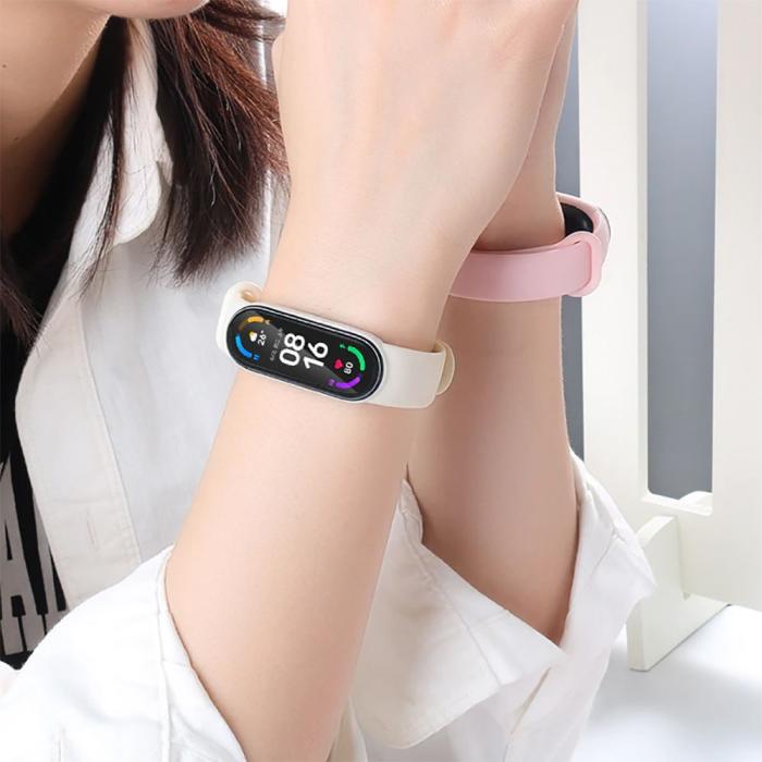 Bild 6, Tech-Protect Tech-Protect Xiaomi Mi Smart Band 5 / 6 / 7 Armband Iconband Navy Blue - Teknikhallen.se