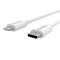 Smartline Smartline 2m USB-C - Lightning MFi Laddningskabel Vit - Teknikhallen.se