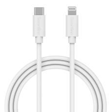 Smartline Smartline 2m USB-C - Lightning MFi Laddningskabel Vit - Teknikhallen.se