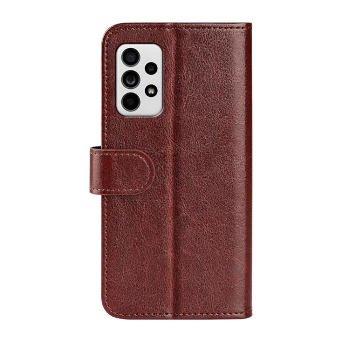 Bild 3,  Samsung Galaxy A33 5G Fodral Läder Brun - Teknikhallen.se