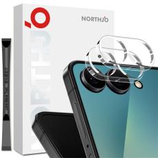 NORTHJO NORTHJO Samsung Galaxy Z Flip 8 2-PACK Linsskydd H&auml;rdat Glas - Teknikhallen.se