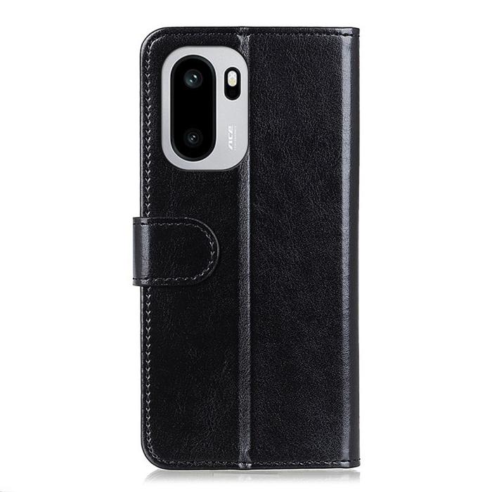 Bild 6,  OnePlus 15R Fodral Crazy Horse Läder Svart - Teknikhallen.se