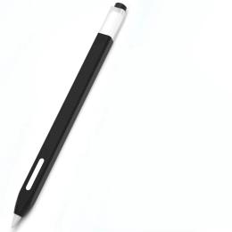  Apple Pen 2 / Pro Skal Liquid Silikon Anti-Slip Svart - Teknikhallen.se