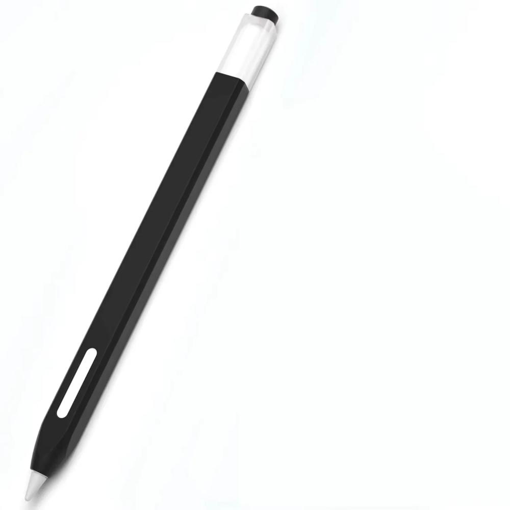  Apple Pen 2 / Pro Skal Liquid Silikon Anti-Slip Svart - Teknikhallen.se