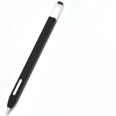  Apple Pen 2 / Pro Skal Liquid Silikon Anti-Slip Svart - Teknikhallen.se